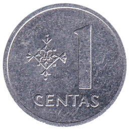 1 Centas coin Lithuania