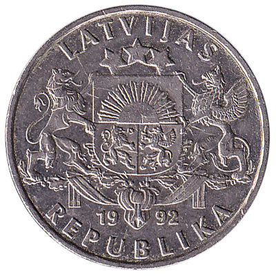 1 Lats coin Latvia