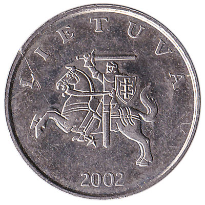 1 Litas coin Lithuania