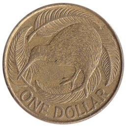 1 New Zealand dollar coin