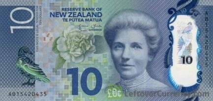 10 New Zealand Dollars banknote series 2015 obverse
