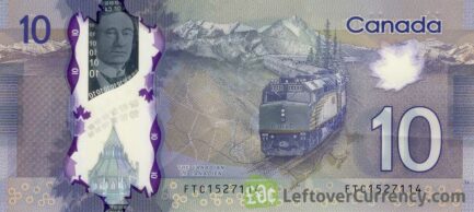 10 Canadian Dollars banknote (Frontier Series)
