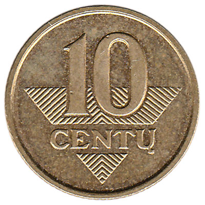 10 Centu coin Lithuania