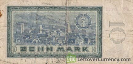 10 DDR Mark banknote (Friedrich von Schiller)