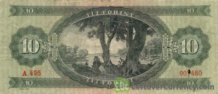 10 Hungarian Forints banknote (Sandor Petofi)
