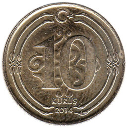 10 Kurus coin Turkey