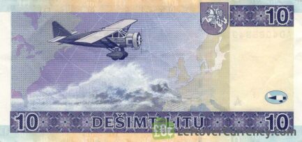 10 Litu banknote Lithuania