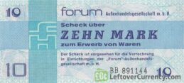 10 Mark ForumScheck DDR (1979)