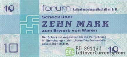 10 Mark ForumScheck DDR (1979)