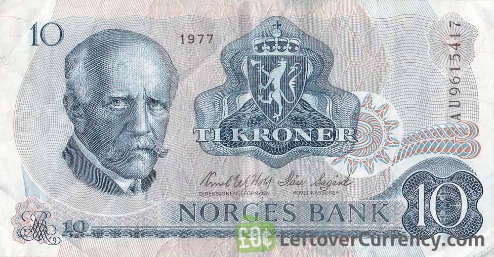 10 Norwegian Kroner banknote (Fridtjof Nansen)