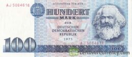 100 DDR Mark banknote (Karl Marx)