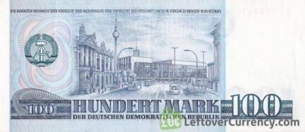 100 DDR Mark banknote (Karl Marx)