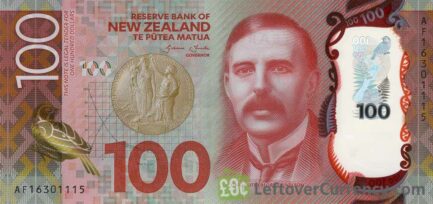100 New Zealand Dollars banknote series 2015