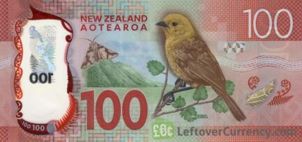 100 New Zealand Dollars banknote series 2015