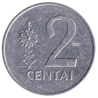 2 Centai coin Lithuania