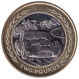 2 Manx Pounds coin