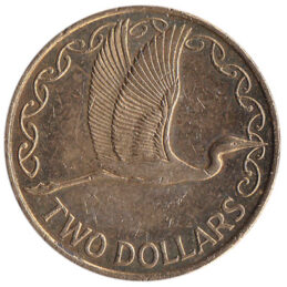 2 New Zealand dollars coin