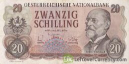 20 Austrian Schilling banknote (Carl Auer von Welsbach)