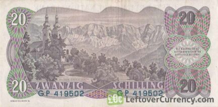 20 Austrian Schilling banknote (Carl Auer von Welsbach)