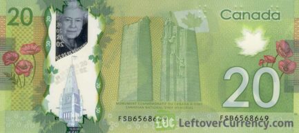 20 Canadian Dollars banknote (Frontier Series)
