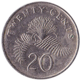 20 Cents coin Singapore (Second series)