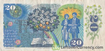 20 Czechoslovak Korun banknote 1988 (Jan Ámos Komensky)