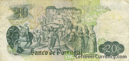 20 Portuguese Escudos banknote (Garcia de Orta)