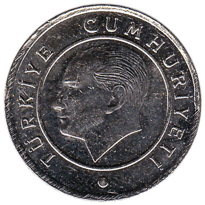 25 Kurus coin Turkey
