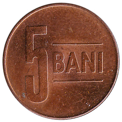5 Bani coin Romania