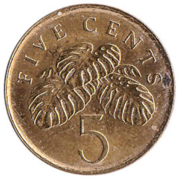 5 Cents coin Singapore (Second series)