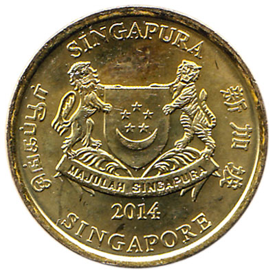 5 Cents coin Singapore (Third series)