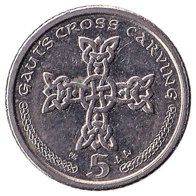 5 Pence coin Isle of Man