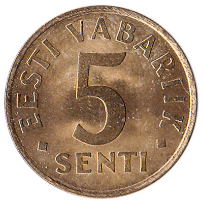 5 Senti coin Estonia