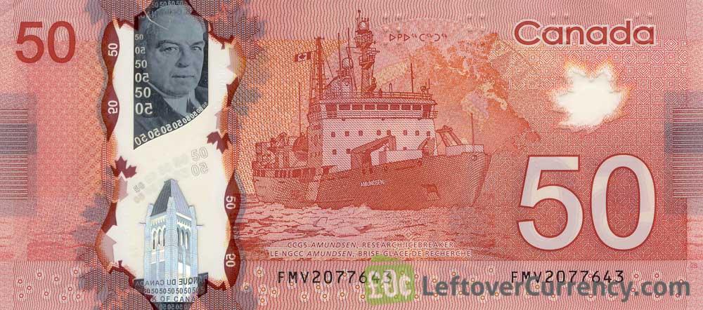 50 Canadian Dollars banknote (Frontier Series) - Exchange yours today