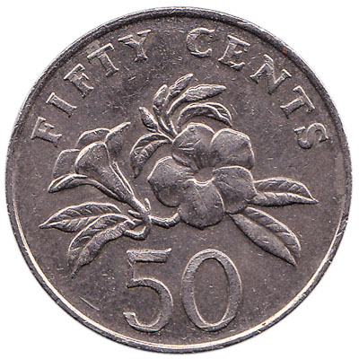 50 Cents coin Singapore (Second series)