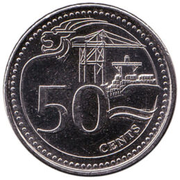 50 Cents coin Singapore (Third series)