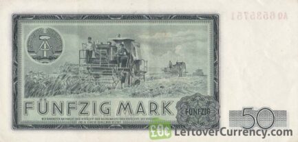 50 DDR Mark banknote (Friedrich Engels 1964)