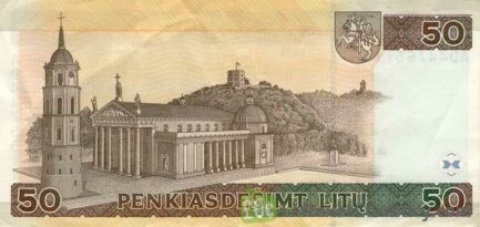 50 Litu banknote Lithuania