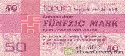 50 Mark ForumScheck DDR (1979)