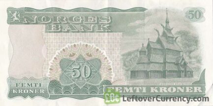 50 Norwegian Kroner banknote (Bjørnstjerne Björnson)