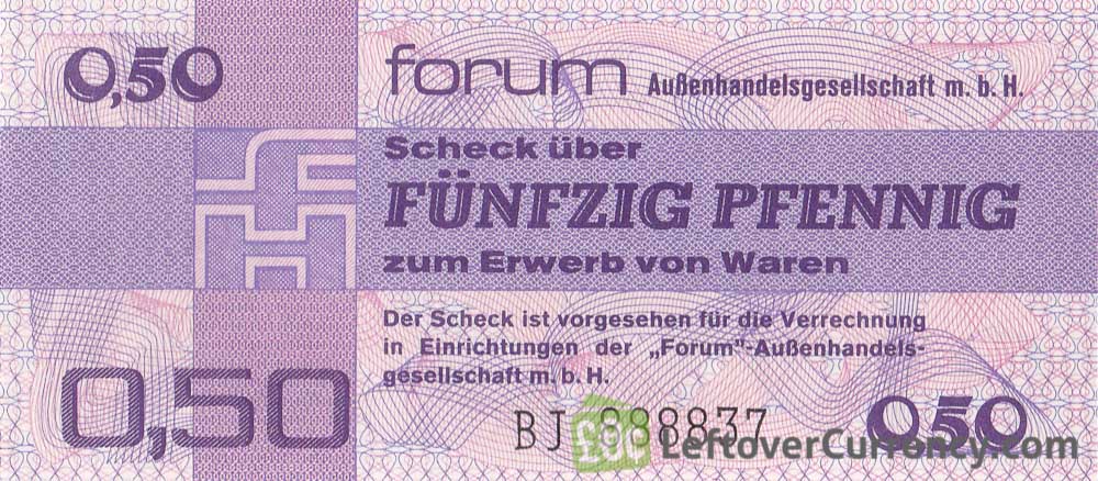 50 Pfennig Forumscheck DDR (1979)
