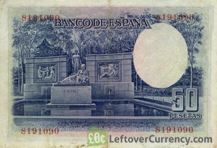 50 Spanish Pesetas banknote (Santiago Ramon y Cajal)