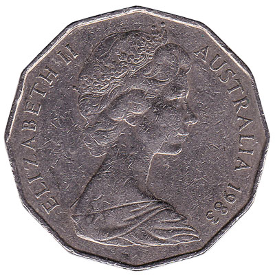 Australian 50 cent coin