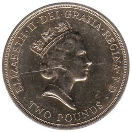 British commemorative two pounds coin