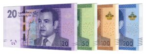Current Moroccan dirham banknotes accepted for exchange