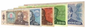 Czechoslovak korun banknotes