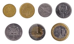 Moroccan Dirham coins