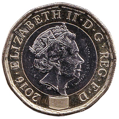 New 1 Pound Sterling coin Great Britain