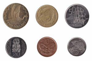 New Zealand dollar coins