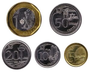 Singapore Dollar coins